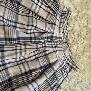 Plaid Mini Skirt